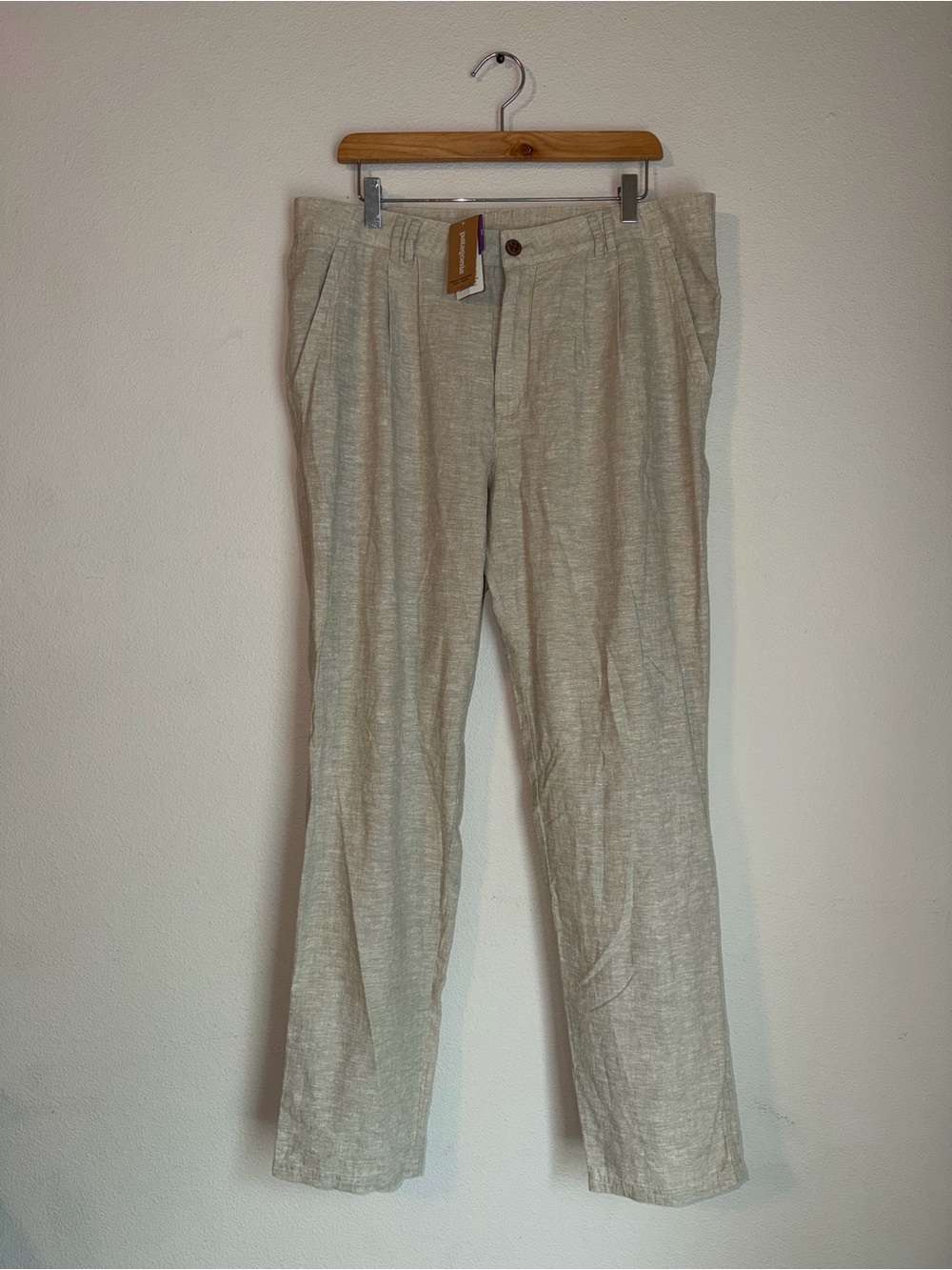 Women's Patagonia Pants Island Hemp Pant Hemp Blend Size 14 Beach Lagenlook NEW